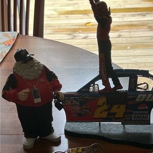 NASCAR Various Jeff Gordon items.Key chain, bobble head, statues and car